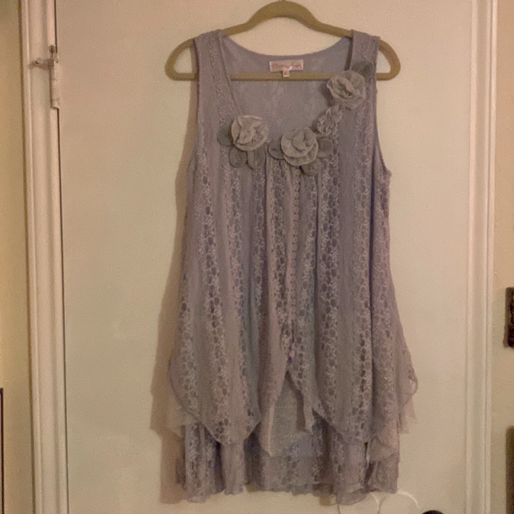 Pretty Angel Lilac Floral Tunic